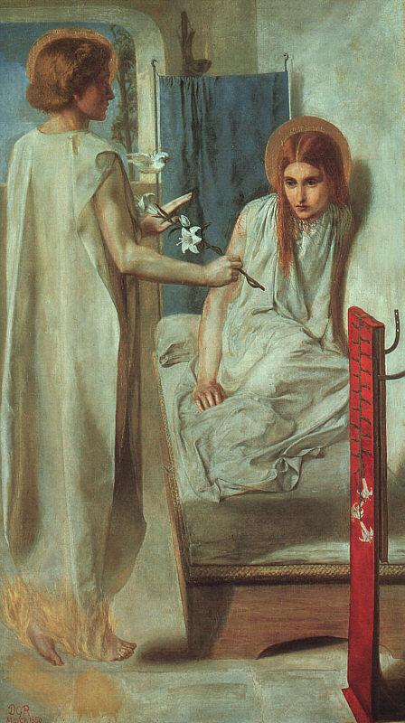 Dante Gabriel Rossetti Ecce Ancilla Domini ! oil painting picture